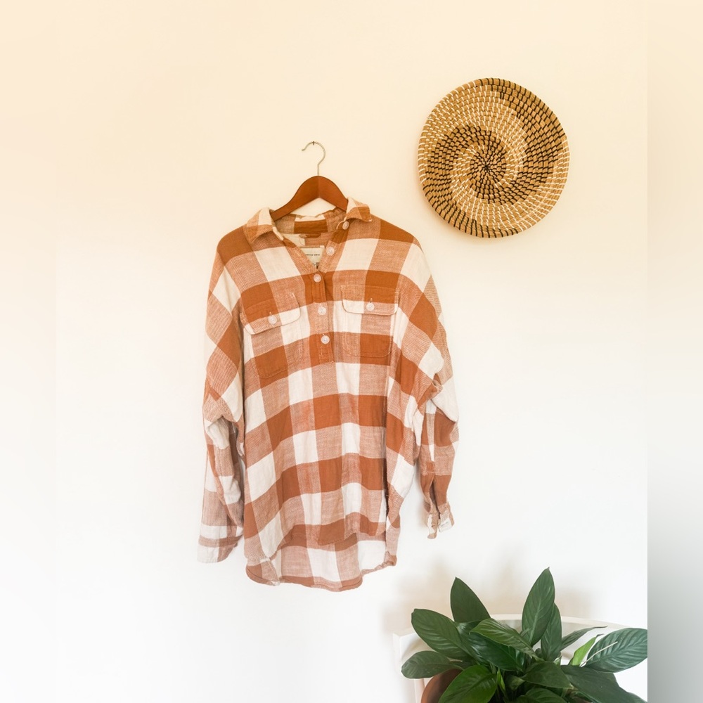 American eagle oversized flannel shirt